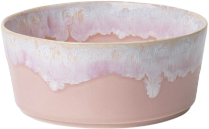 Gres Skål Rosa 50 cl Ø14cm H6cm